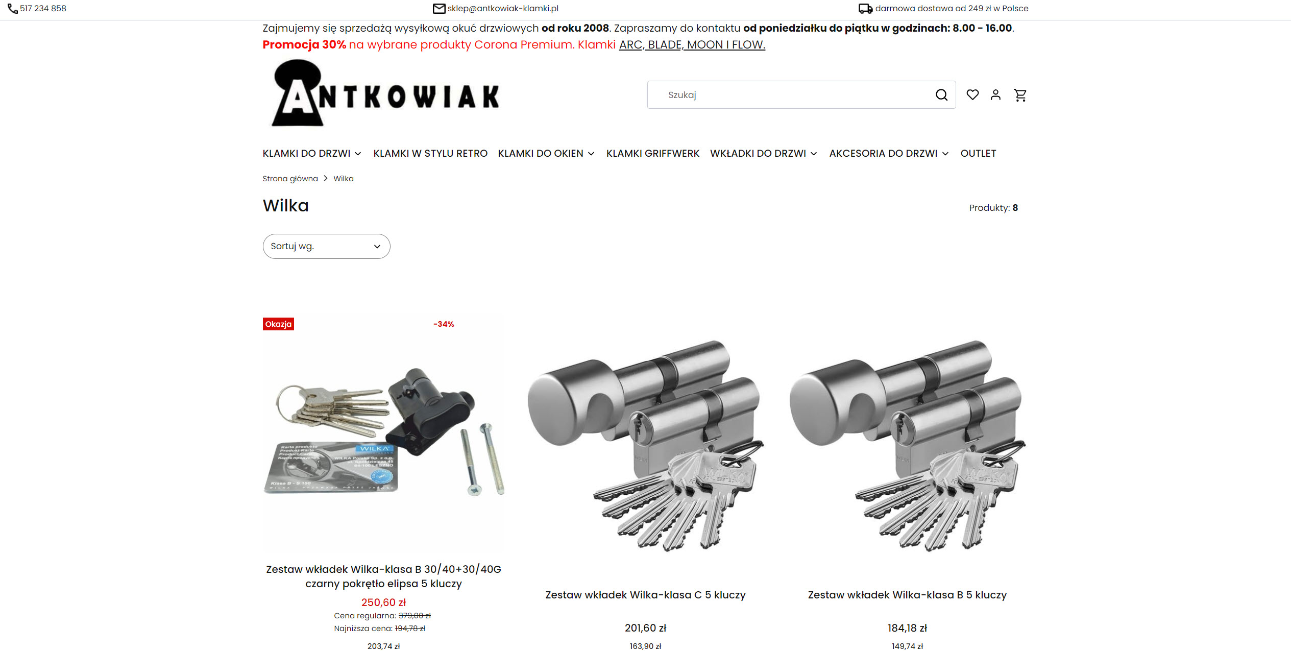 Czym wyróżnia się markę Wilka przy wyborze wkładki do drzwi wejściowych?